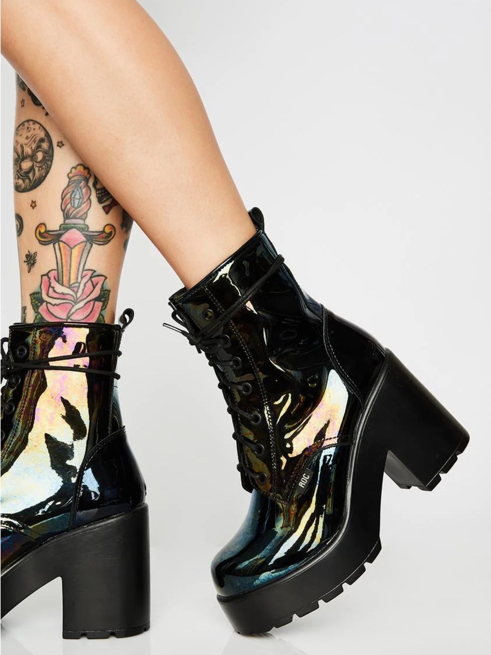 ROC MASCOT OIL SLICK COMBAT BOOTS